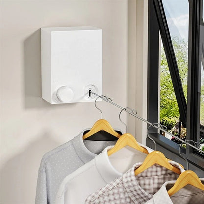 Telescopic Clothesline – حبل تجفيف ملابس جداري قابل للسحب