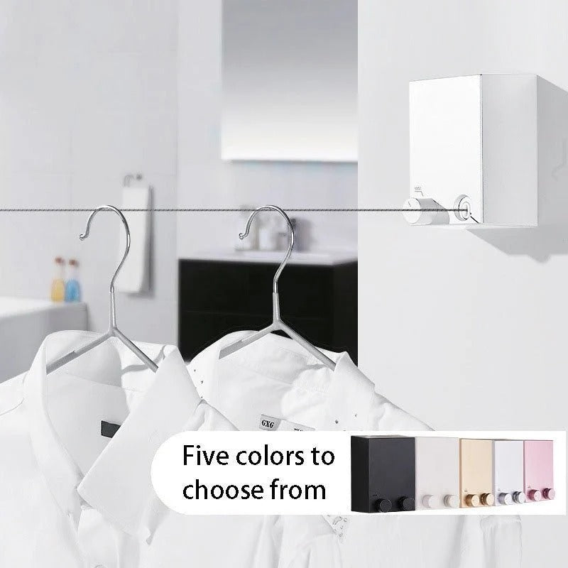 Telescopic Clothesline – حبل تجفيف ملابس جداري قابل للسحب